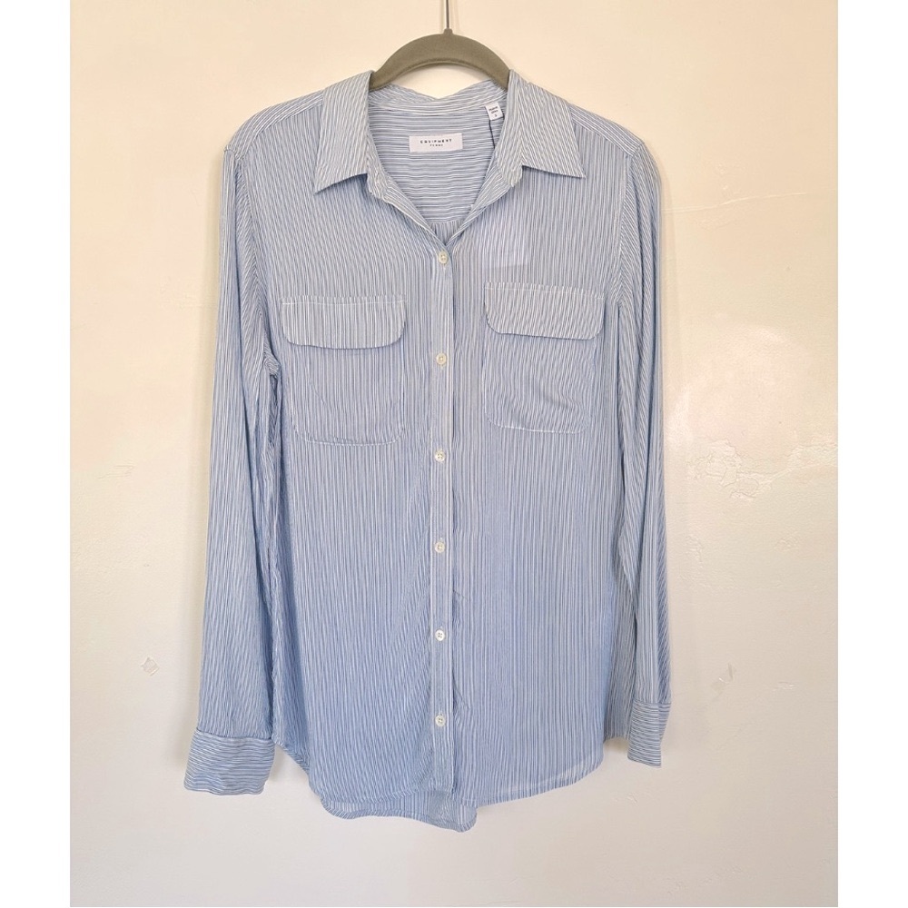 Equipment Slim Signature Shirt  - Striped